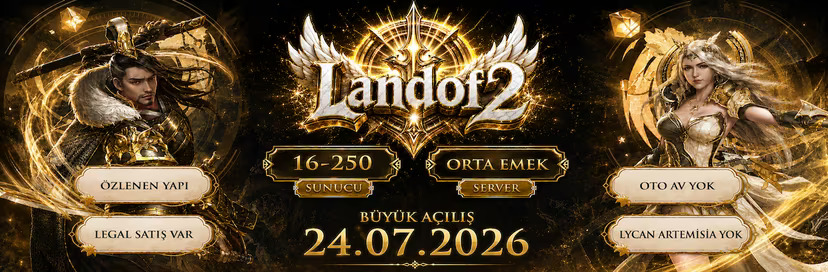 Landof2 Metin2 PVP server banner