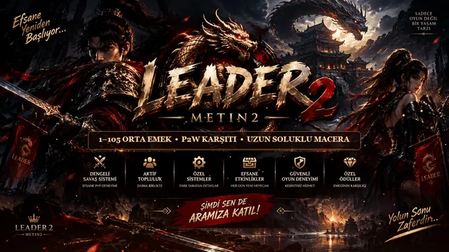 LEADER2 Metin2 PVP server banner